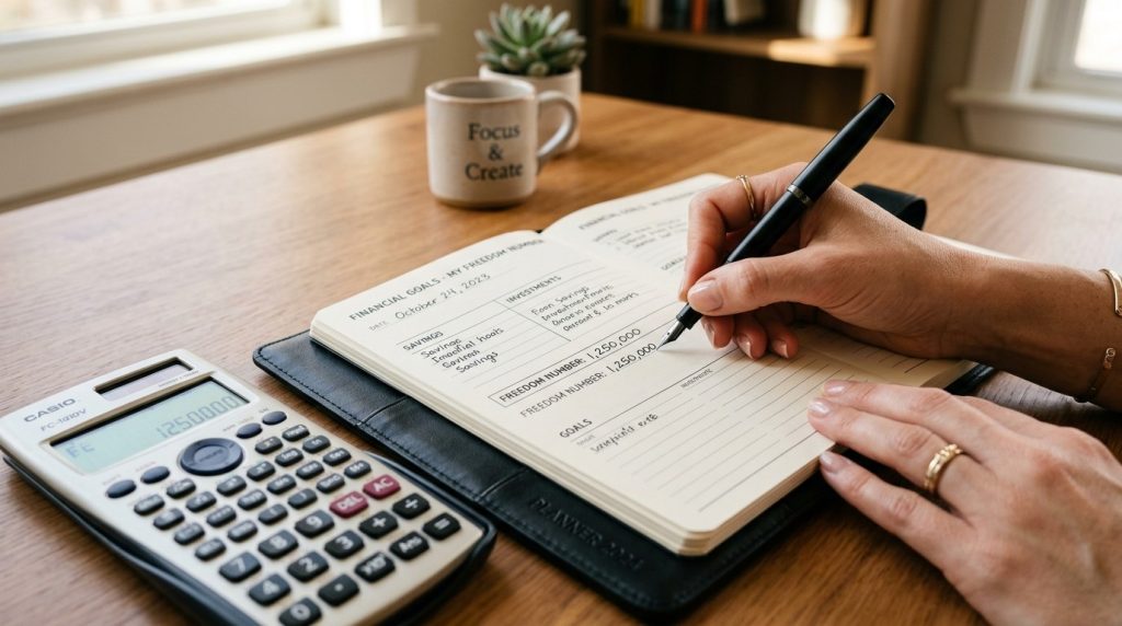 A close up view of a human hand using a digital calculator to perform mathematical computations or manage financial records.