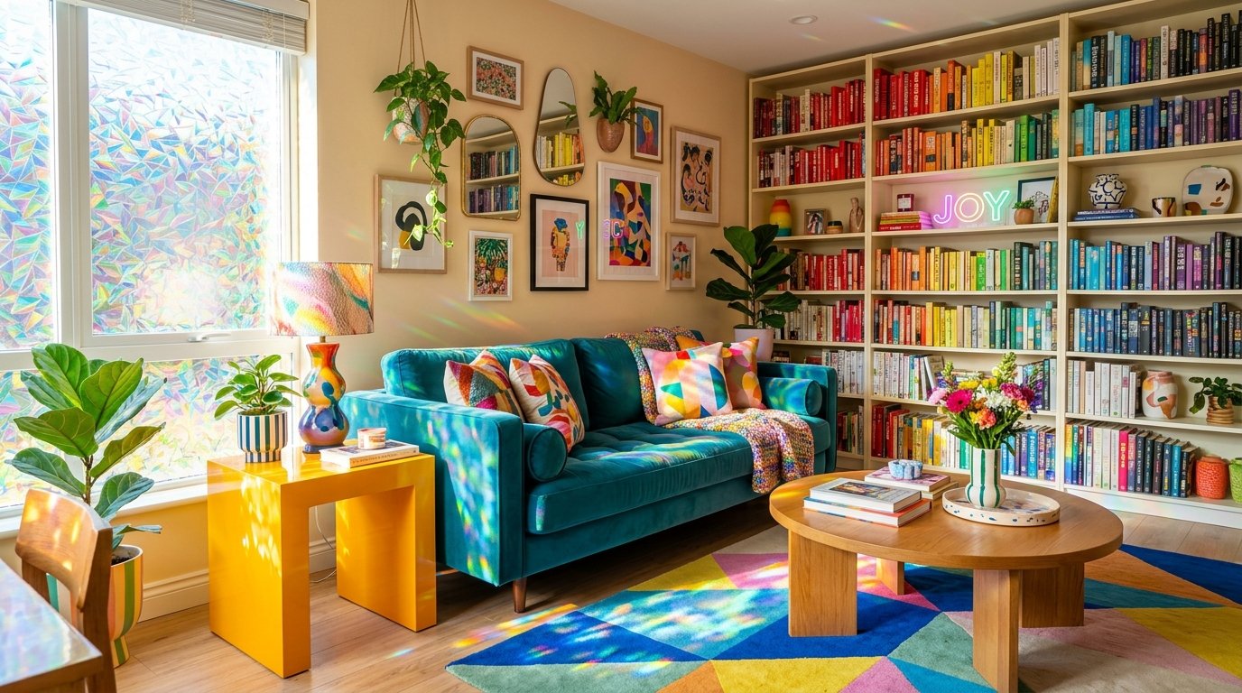 A stylish modern living room featuring contemporary furniture and neutral decor.