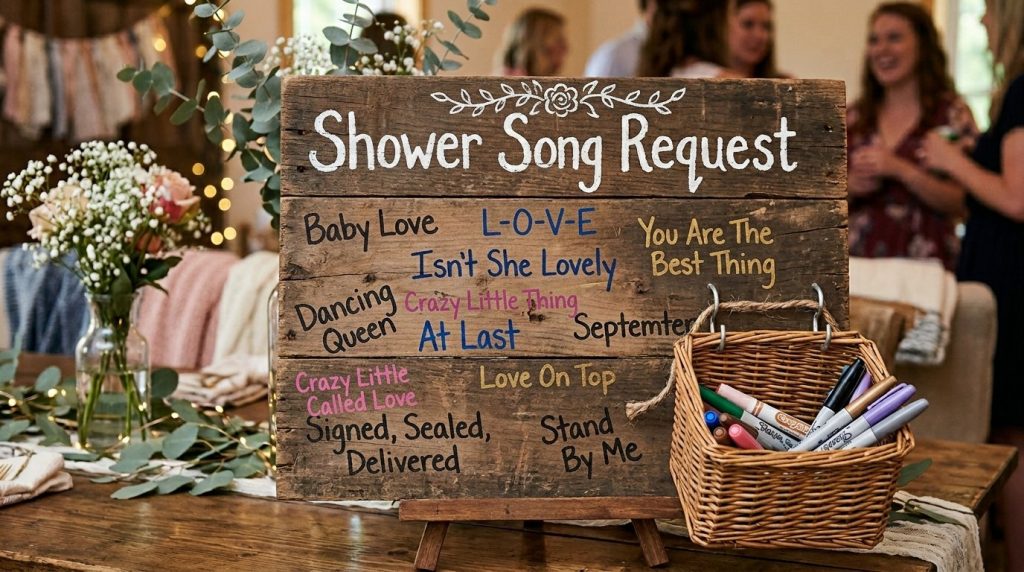 A clean and modern guest station shower interior with minimalist fixtures and neutral tiling.