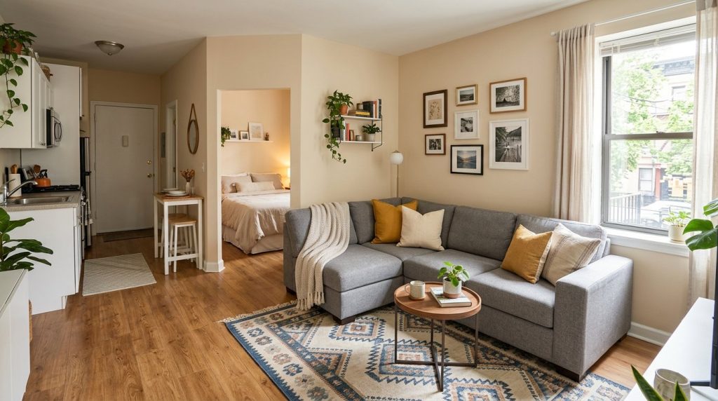 A stylish and comfortable living room sofa design that costs less than 1500 dollars for modern home decor.