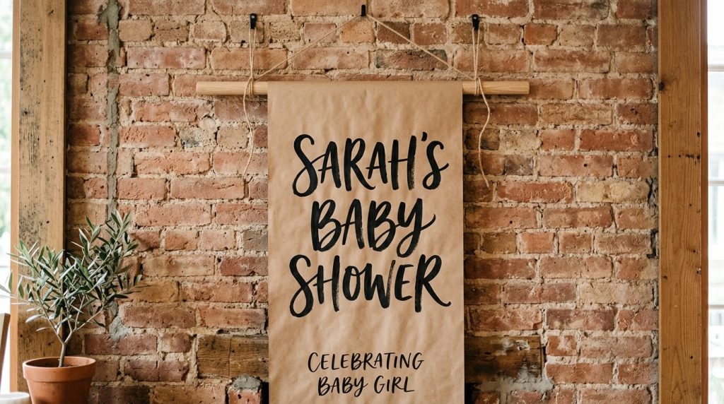 Elegant Personalized Welcome Sign for Sarahs Special Event