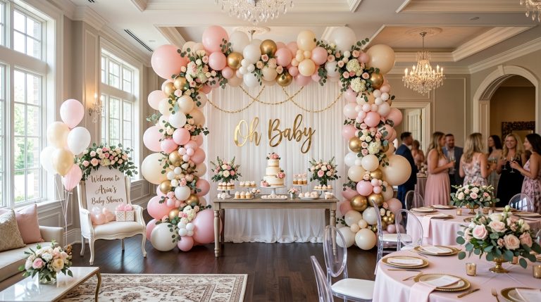18 Best Baby Shower Backdrop Styles Under $100